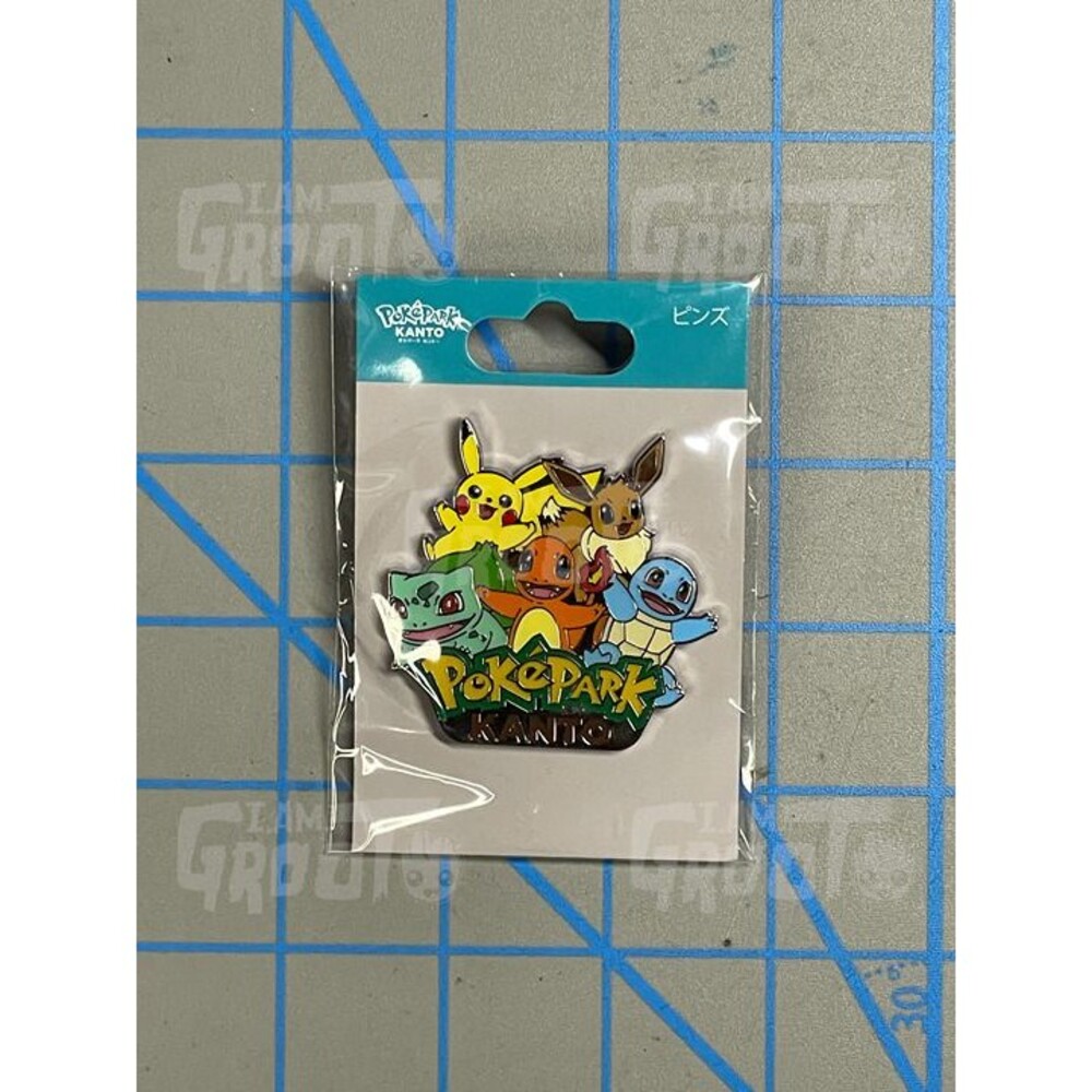 Pokemon PokePark Kanto Pin Pikachu Eevee Squirtle Charmander Squirtle USA SELLER